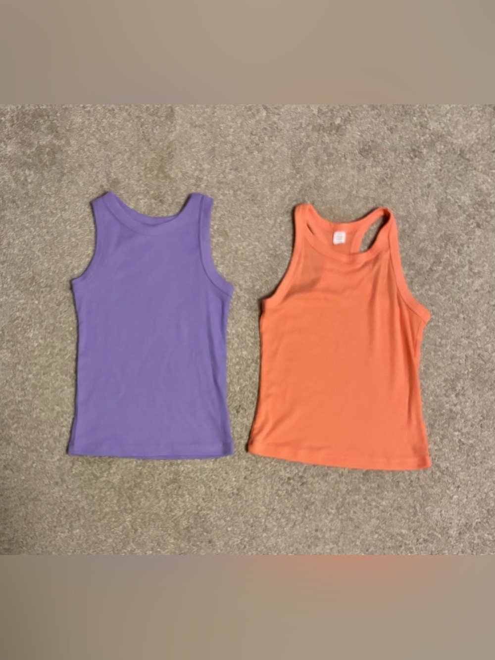 Two Girls Racerback Tank Tops Size 6